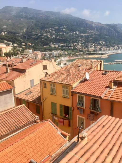 Duplex Vue Mer 50M De La Plage Des Sablettes Mentone Esterno foto