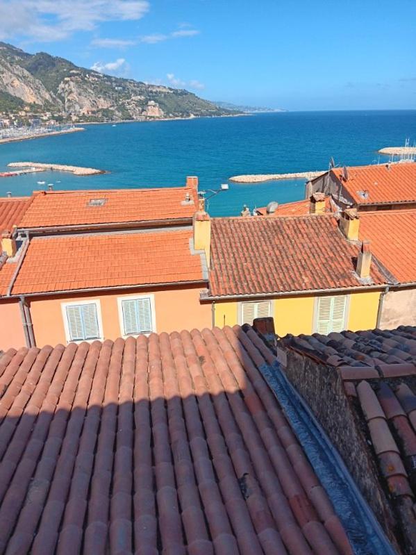 Duplex Vue Mer 50M De La Plage Des Sablettes Mentone Esterno foto